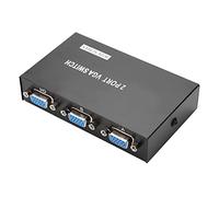 Xiuganpo 2 in 1 VGA Switcher, VGA Box, Supports VGA/XVGA/SVGA/UXGA for Laptop for Computer