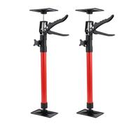 Xiuganpo 2 Sets Cabinet Jack Support Pole, 50 to 115cm Telescopic Adjustable Support Pole for Installing Cabinets, Reinforced Non Slip Pads and Push Plate Mechanism, 40kg Capacity