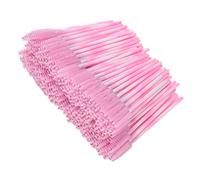 Xiuganpo 200pcs Eco-Friendly Disposable Portable Lash Brush for Makeup Artists Suitable for Daily Use or Beauty Salons (Pink)
