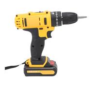 Xiuganpo 21V Cordless Drill, Stepless Speed Electric, Electric Power Drill with 2 Batteries and Charger Torque 35N with LED Light, Driver Bits Kit for Home Projects (#1)