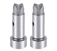 Xiuganpo 2pcs 22mm Pneumatic Scaling Hammer Carbide Head, Air Hammer Bits Set with Spring, Power Drills for Cleaning and Paint Stripping, Attachment Efficient Extended