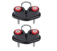 Xiuganpo 2Pcs Kayak Cam Cleats, Fast Entry Kayak Cleat with Lightweight & Rugged Design, Excellent Holding Power, Easy To Disassemble, Aluminum Alloy Sailing Cleat for Yacht