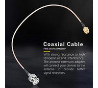 Xiuganpo 2Pcs SMA Male to BNC Male RG316 Coaxial Cable, 30cm, Single Layer Shielding, Suitable for Wireless Router and Wireless Monitoring Device
