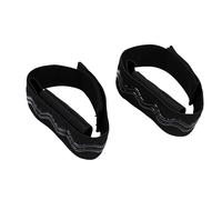 Xiuganpo 2PCS Spray Hand Straps, Adjustable Running Safety Hand Straps with Anti Slip Silicone Interior, Comfort Reflective Running for Jogging Walking Night Safety (Black)