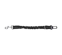 Xiuganpo 3 in 1 Retractable Dog Leash with Reflective Threads - Heavy Duty Bungee Dog Leash for Walking - Lightweight Buckle (Black)