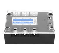Xiuganpo 3 Phase Solid State Relay 100A 480VAC SSR 3 Heavy Duty SSR, Industrial Electronic Switch with Low Input Current LED Indicator, Three Phase Power Controller for Heavy Equipment
