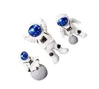 Xiuganpo 3 Piece Astronaut Figurines Cute PVC Spacemen for Cake