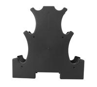 Xiuganpo 3 Tier Dumbbell Rack Stand for Home Gym, Weight Storage Rack with Sturdy PVC Construction, Compact Dumbbell Organizer for Garage Gym Organization