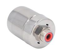 Xiuganpo 304 Stainless Steel Float Valve DN15 Top Inlet Auto Shut Off Water Level Control Valve, Compact Float for Water Tank Solar and Pool, High Pressure High Temperature