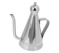 Xiuganpo 304 Stainless Steel Olive Oil Dispenser, Leakproof, Modern, Easy to, Liquid Seasoning Olive Oil Can, Kitchen Essential (500ML)