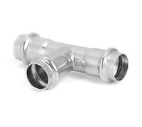 Xiuganpo 304 Stainless Steel Tee Connector G1/2 DN15 Equal Diameter