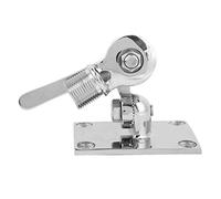 Xiuganpo 316 Stainless Steel Marine VHF Antenna Base Polished Adjustable Mounting Base 1.50in for Marine Hardware Accessories Silver