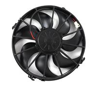 Xiuganpo 3200r/min Pull Type AC Condenser Fan with 7 Blades for Buses Trucks, Compact Design, Slim Profile, Rated Voltage 24V, 1pc for Efficient Airflow