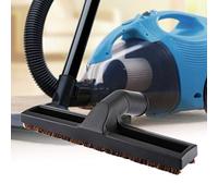 Xiuganpo 32mm Inner Diameter Vacuum Cleaner Brush Head, 360 Degree Rotation Soft Brush Nozzle for Wooden Floors, Long Lasting Black Plastic Material