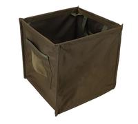 Xiuganpo 33L Arborist Throw Line Storage Cube, Oxford Cloth Large Capacity Foldable Trash Can for Travel Picnic Camping Barbecue, Lightweight Throw Line Storage Basket with Spike Buckle