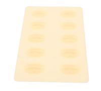 Xiuganpo 3D Lip Practice Skin Silicone Fake Lips 30 Vivid Shapes Makeup Practice Beginners Set with 3 Sheets Reusable Lip Tool