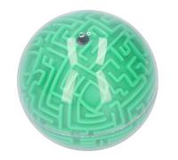 Xiuganpo 3D Maze Ball Puzzle Game for Kids Compact Toy for Intellectual Development and Fun Playtime Gift Made of Non- Plastic 10cm (Green)