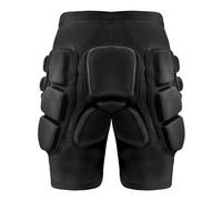 Xiuganpo 3D Padded Protective Shorts, Suitable for Skiing, Ice Skating, Snowboarding, Skateboarding, Cycling, Breathable and Quick Drying,Thickened Padded Protective Shorts (M)