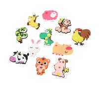 Xiuganpo 3D Simulation Fridge: 11 Pieces Animal Magnet with Strong Magnetism and Glossy Appearance for Fridge