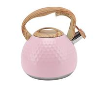 Xiuganpo 3L Stainless Steel Whistling Teapot for Gas Stove Family Home Accessories (Pink)