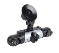 Xiuganpo 4 Channel Dash Cam, 1080P Front Rear Inside Car Camera with Loop Recording G Sensor, Wide Angle Car Dash Camera for 24H Parking Monitor Vehicle Coverage