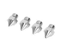 Xiuganpo 4PCS 3D Printer Nozzles Fit Raise3D N Pro2 Pro3 E2 Series, High Hardness Alloy Nozzle Set 0.2mm 0.4mm 0.6mm 0.8mm for Precision Printing and Durable Wear Resistance