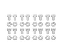 Xiuganpo 50Pcs Aluminum Greenhouse Screws and Nuts Set, Durable and Efficient Repair Tool for Greenhouse Owners