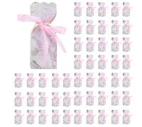 Xiuganpo 50pcs Assorted Wedding Sweets Boxes with Ribbon for Gifts -