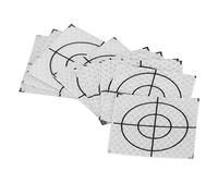 Xiuganpo 50Pcs Reflector Target Stickers Dazzling Self Adhesive Reflective Tape for Total Station Measurement Engineering Projects (6 * 6cm)