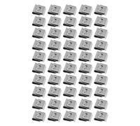 Xiuganpo 50Pcs Stainless Steel Cable Clips Durable Wire Holders for Solar