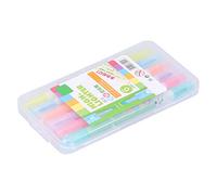 Xiuganpo 6Pcs Highlighter Pens Set Candy Color Chisel Tip Water-Based Drawing Tool for Coloring Books, Graffiti, and Comic Illustrations Safe for Students and Office Workers