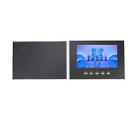 Xiuganpo 7 Inch Video Greeting Card, HD Digital Brochure with Type C Port, 128M Memory Rechargeable Electronic Greeting Card for Marketing, Weddings, Birthdays