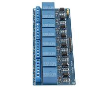 Xiuganpo 8 Channel Relay Module 5V 12V Optocoupler Isolation PLC Expansion Board with High Current 10A for 51 AVR ARM Microcontroller Home Automation Industrial Control (12V)