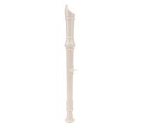 Xiuganpo 8 Hole Detachable Soprano Recorder Smooth Sound for Beginners Kids Adults for Music Practice on the Go ABS (White)
