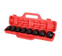 Xiuganpo 8pcs High Hardness Impact Socket Set, Durable Chrome Vanadium Steel Repairing Tool for Mechanics, 3/4 Inch Drive Deep Adapter Set