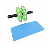 Xiuganpo Abdominal Wheel Core Workout Equipment with Knee Pad, Core Strength Training Equipment for Full Body Exercise Portable Home Gym, Home Gym Exercise Wheels (Green)