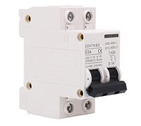 Xiuganpo AC DC Miniature Circuit Breaker 63A 2P DIN Guide Rail for Solar Panel Grid Connected Systems