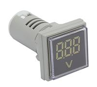 Xiuganpo AC Voltage Indicator 60 500V Digital Voltmeter Signal Tester High Brightness LED Display for Machine Tool Ship Textile Electrical Line, ±2% Industrial Voltage Monitor (White)