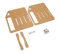 Xiuganpo Acrylic Hard Drive Bracket for Multiple 3.5-inch Hard Drives, for DIY and Computer Component Modifiers (4 Layers)