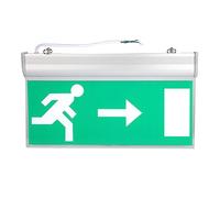 Xiuganpo Acrylic LED Emergency Signal Light, Energy Saving Indicator Lamp for Supermarkets and Public Buildings, 12 Pcs LED Lamp Beads