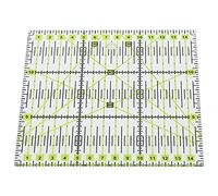 Xiuganpo Acrylic Quilters' Ruler Durable Clear Mark Square Ruler for Sewing and Crafting 15 X 15cm