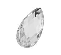 Xiuganpo Acrylic Resin Crystal Shiny Decorative Buttons for Sewing Craft, 200pcs Flatback Crystal with Hole for Fashion Accessories Decoration (9 * 18mm Water Drop net)