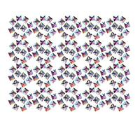 Xiuganpo Acrylic Resin Crystal Shiny Decorative Buttons for Sewing Craft, 200pcs Flatback Crystal with Hole for Fashion Accessories Decoration (10 * 10mm Square)