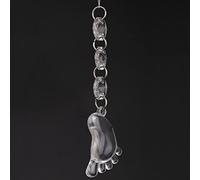 Xiuganpo Acrylic Transparent Ball Bead Pendant for DIY Craft, 10pcs Crystal Clear Hanging Ornament Decor for Home Window or Chandelier Lamp (G Style)