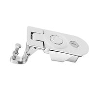 Xiuganpo Adjustable Compression Latch, Zinc Alloy Cylinder Electrophoretic Rustproof Coating Flush Mount Panel Lock for Marine RV Cabinets, Industrial Control Boxes, Outdoo