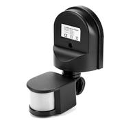 Xiuganpo Adjustable Infrared Motion Sensor Detector Light Switch for Energy Saving Alertor Control (Black)