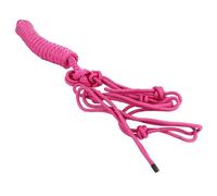 Xiuganpo Adjustable Polyester Knot Rope Halter for Horses, Multi Knot Weaving Design, Comfortable Training Halter with Sturdy Buckle for Daily Use and Groundwork (Pink)