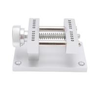 Xiuganpo Adjustable Watch Case Holder, Metal Wristwatch Repairing Open Case Holder for Back Diameter 38 to 40mm, Watch Vise Tool for Watchmakers Silver, Movement Repair Tool