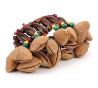 Xiuganpo African Drum Bracelet Beautiful Hand-Made Nut Shell Handbell Percussion for Music Lovers, 1 X African Drum Bracelet