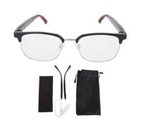 Xiuganpo Ai Translation Smart Glasses, Support Over 100 Languages, Built in Mic and Speaker, 5.4 Smart Wireless Headphone Sunglasses, Half Frame Anti Blue Light Smart Glasses